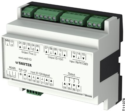 Remote I/O module, ecoLink510...512