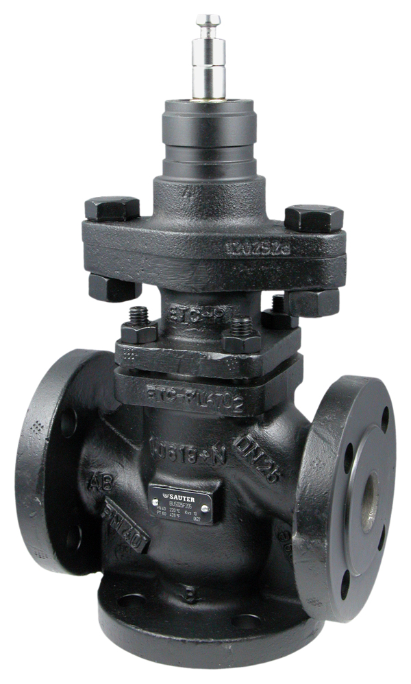 3-way flanged valve, PN 40 (el.)